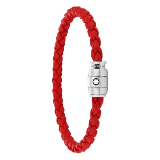 Bracelet Tibétain Tressé Rouge Zense Pour Homme - Ajustable, Polyester, Référence ZB0365, Neuf Avec étiquettes