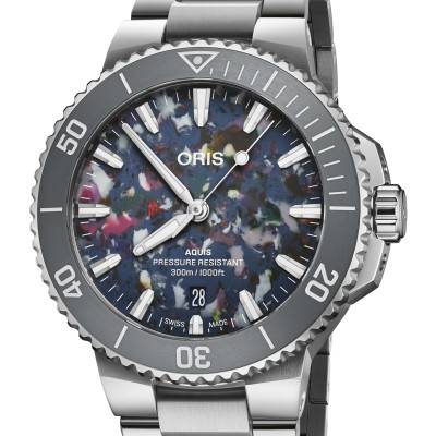 Montre Aquis Date Upcycle 01 733 7787 4150-07 8 22 04PEB - Oris