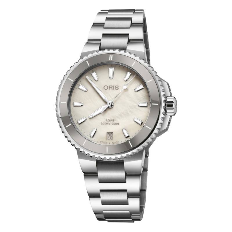 Aquis Date Watch 01 733 7792 4151-07 8 19 05P - Oris