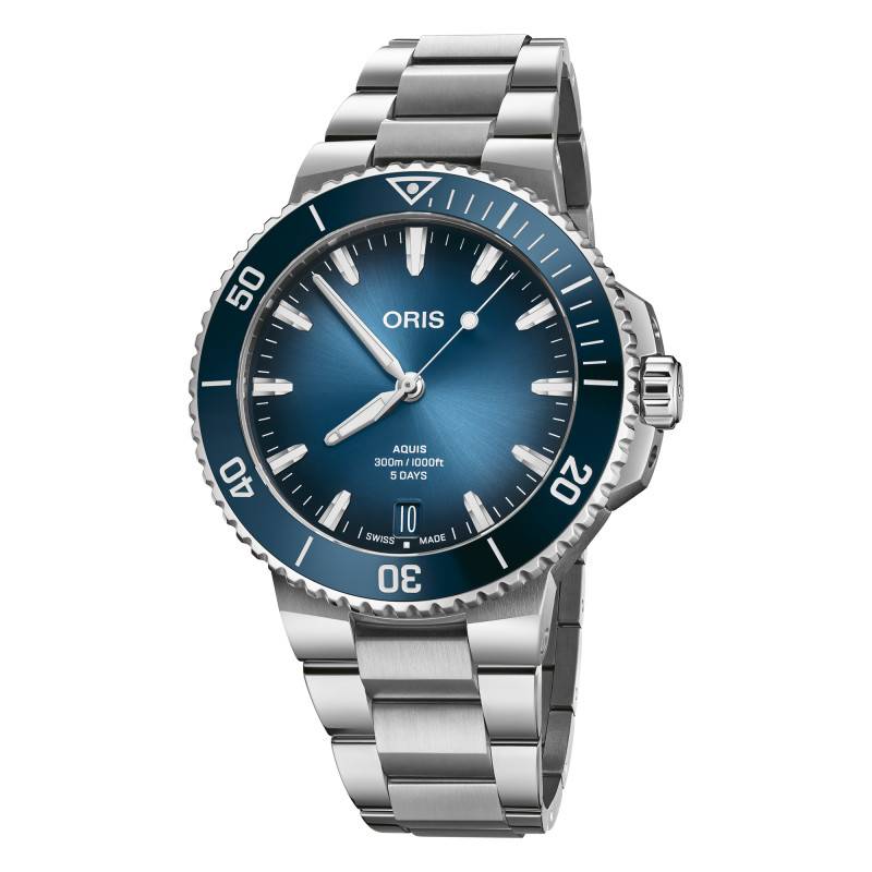 Aquis Date 01 400 7790 4135-07 8 23 02PEB Watch - Oris