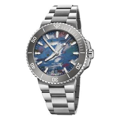 Montre Aquis Date Upcycle 01 400 7790 4150-07 8 23 02PEB - Oris