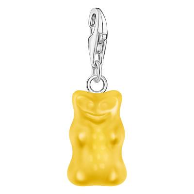 925 Silver & Yellow Crystal Haribo Gold Bear Charm Pendant - 2183-017-4 - Thomas Sabo