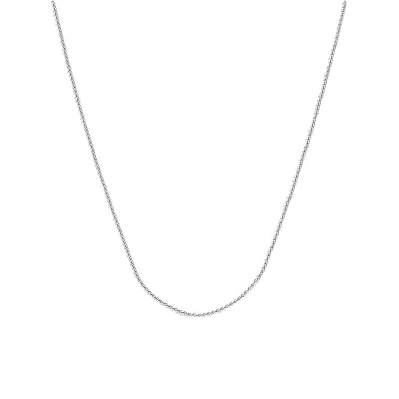 Oxidized Silver Box Chain, Length 42 cm to 90 cm, Width 1 mm - KE1106-637-12 - Thomas Sabo