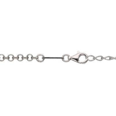 Chaîne Éléments Maille Jaseron Argent 925, Longueur 65 cm, Largeur 2,20 mm - Emanessence