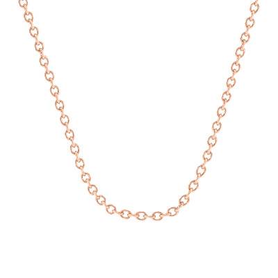 Chaîne Forçat Update en Plaqué Or Rose, Longueur 42 cm à 90 cm - KE1105-415-40 - Thomas Sabo