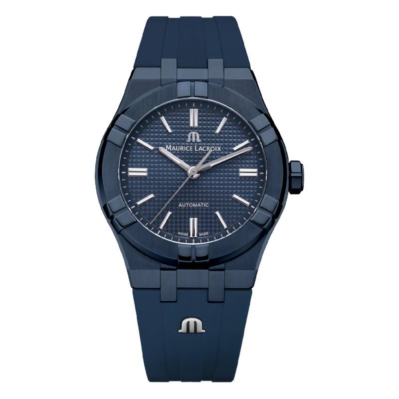 Blue PVD 39mm Aikon Automatic Watch AI6007-PVC00-430-4 - Maurice Lacroix