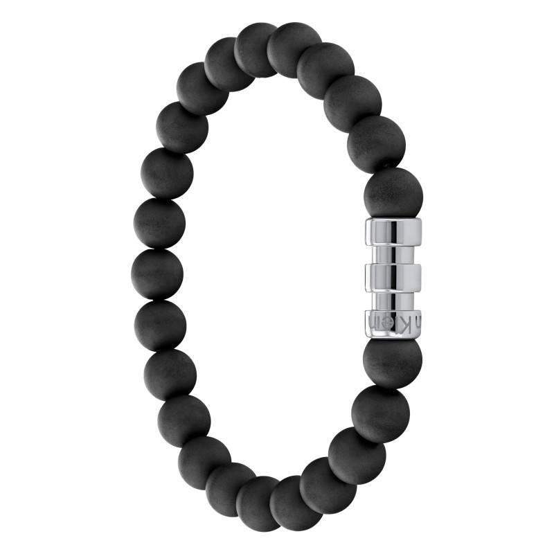 "Steel & Onyx Family Bracelet, Length 18 cm - 35000104" - Calvin Klein