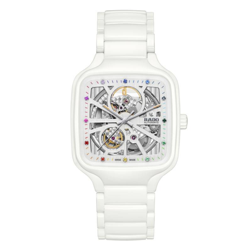 True Square Open Heart R27073712 Watch - Rado