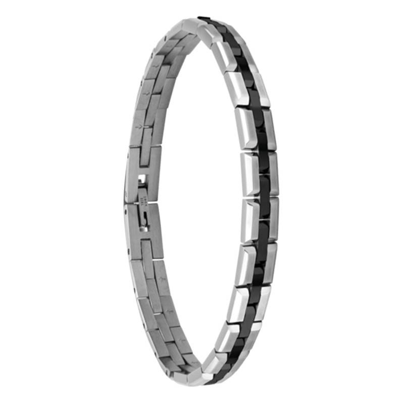 Two-Tone Steel Factory Bracelet, 21 cm Length, 7 mm Width - HB0282 - Rochet
