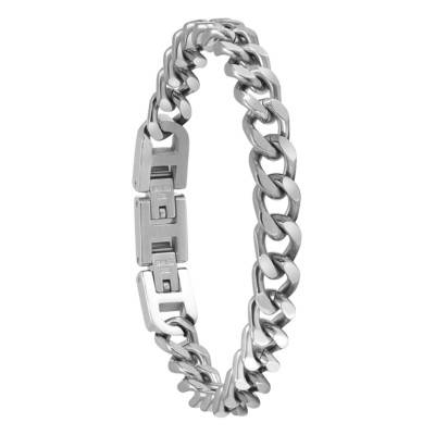 Bracelet Dandy Gourmette en Acier, Longueur 20,50 cm, Largeur 7,50 mm - HB07180 - Rochet