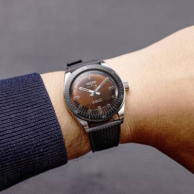 Montre Skindiver Marron 660170A47 - Vulcain