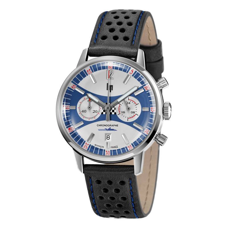 Rallye Méca-Quartz Chronograph Watch "Grand Prix de France Historique" Limited Edition 670051 - Lip