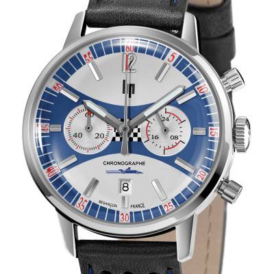 Montre Chronographe Rallye Méca-Quartz « Grand Prix de France Historique » Edition Limitée 670051 - Lip