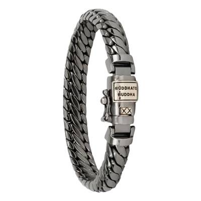 Bracelet Ben XS en Argent 925 Noir & Or Jaune 585, Largeur 8,10 mm, Longueur 15 à 19 cm - Buddha to Buddha