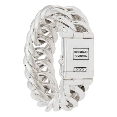 Bracelet Chaîne XL en Argent 925, Largeur 30 mm, Longueur 20 à 24 cm - Buddha to Buddha