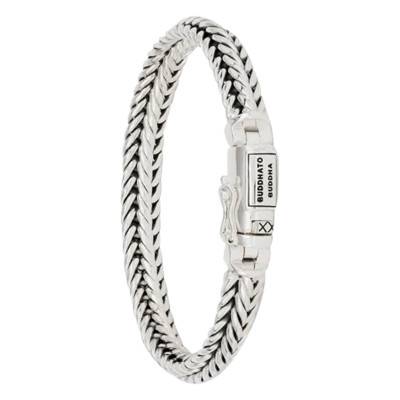 925 Silver Nurul XS Bracelet, 7 mm Wide, 14 cm to 19 cm - Buddha to Buddha