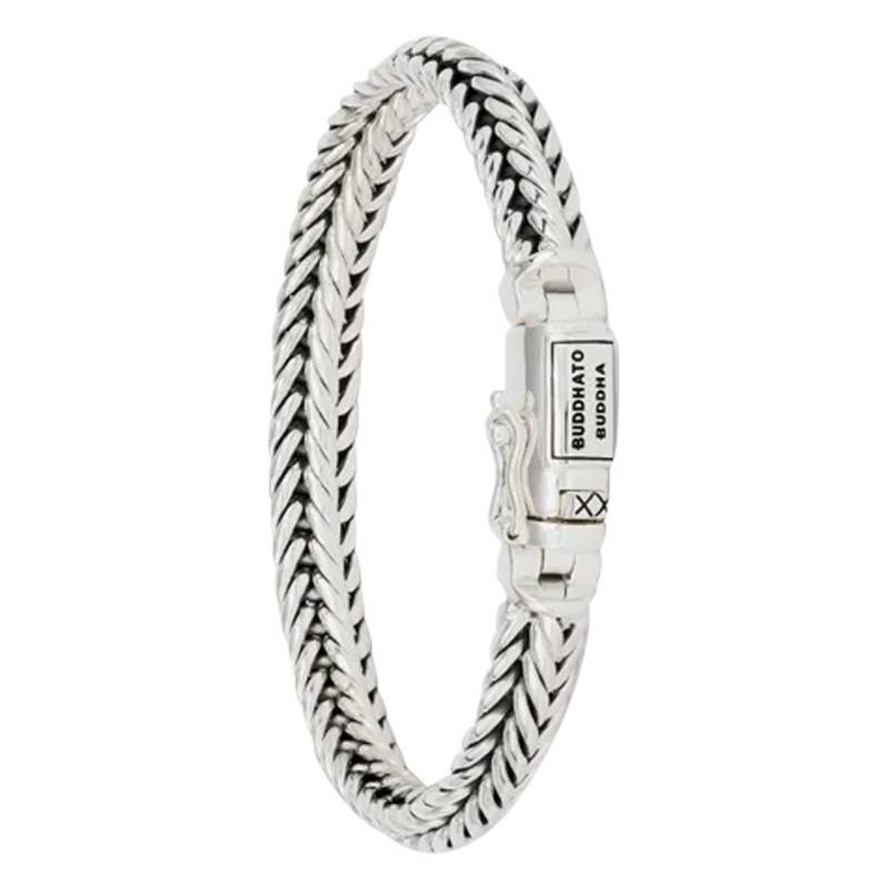 925 Silver Nurul XS Bracelet, 7 mm Wide, 14 cm to 19 cm - Buddha to Buddha