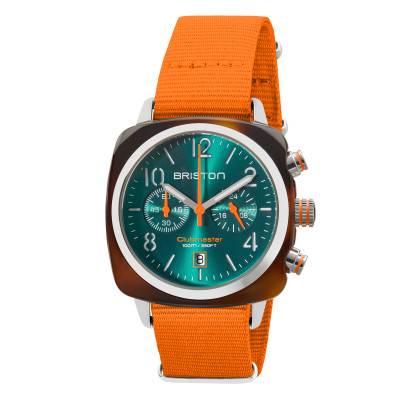 Montre Clubmaster Classic Chrono Summer Vibes Orange 24140.SA.T.27.NOG - Briston