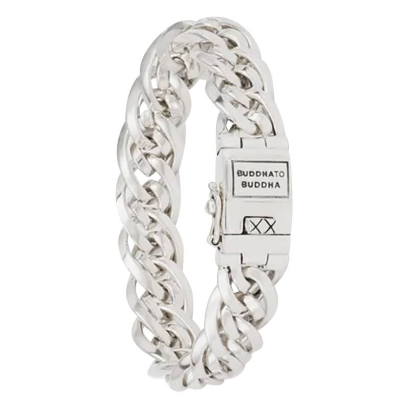 Nathalie XS 925 Silver Bracelet, Width 12 mm, Length 17 cm to 20 cm - Buddha to Buddha