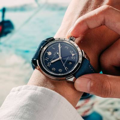 Montre Historiador Hemingway GMT "The Fisherman" 3192B.1B - Cuervo y Sobrinos