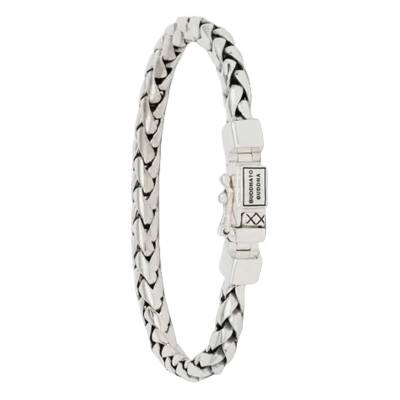 925 Sterling Silver George XS Bracelet, Length 14 cm to 19 cm, Width 4.50 mm - Buddha to Buddha