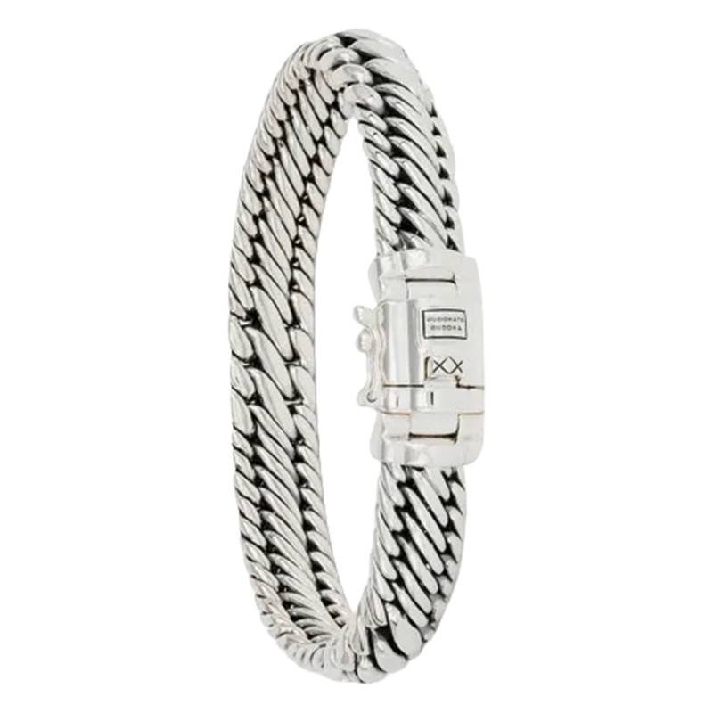 925 Silver Edwin/Ben XS Bracelet, 15 cm to 19 cm Length, 10 mm Wide - Buddha to Buddha