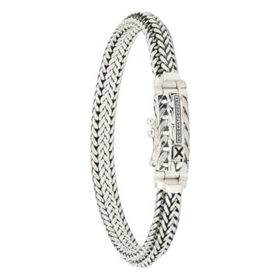 Bracelet Nurul/Ellen Mix XS en Argent 925, Largeur 9,60 mm, Longueur 15 à 19 cm - Buddha to Buddha