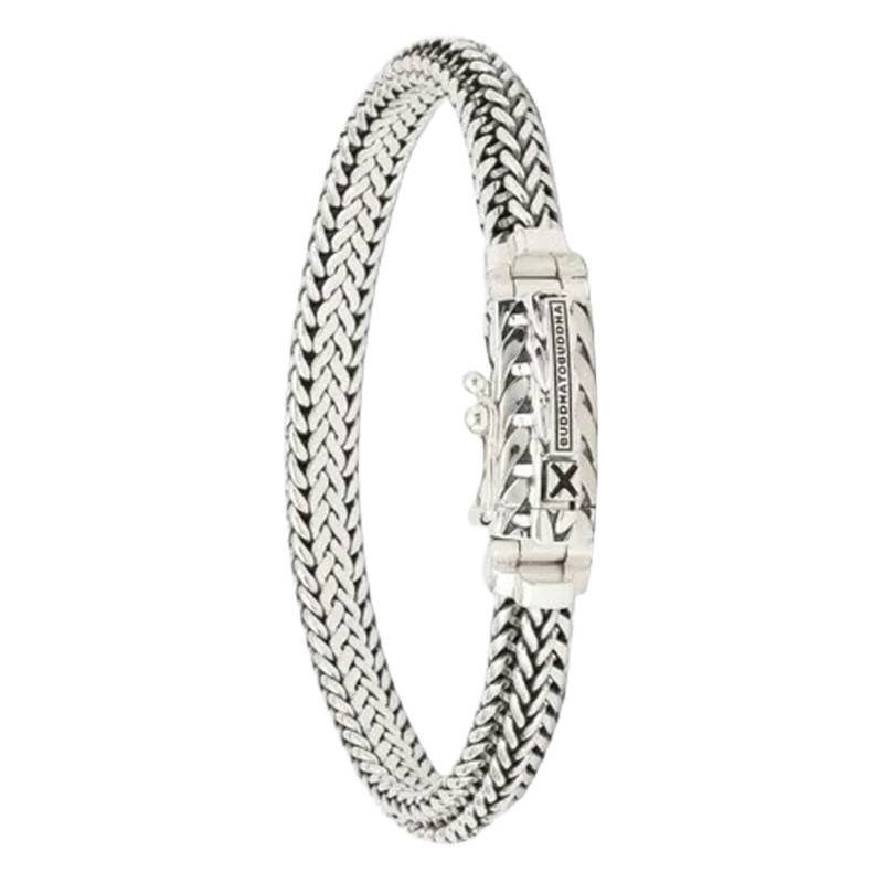925 Silver Nurul/Ellen Mix XS Bracelet, 9.60 mm Wide, 15 cm to 19 cm - Buddha to Buddha