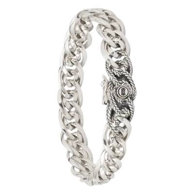 Textured 925 Silver Nathalie XS Bracelet, 12 mm Wide, 15 cm to 18 cm - Buddha to Buddha