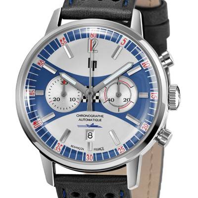 Montre Chronographe Rallye Automatique « Grand Prix de France Historique » Edition Limitée 670050 - Lip