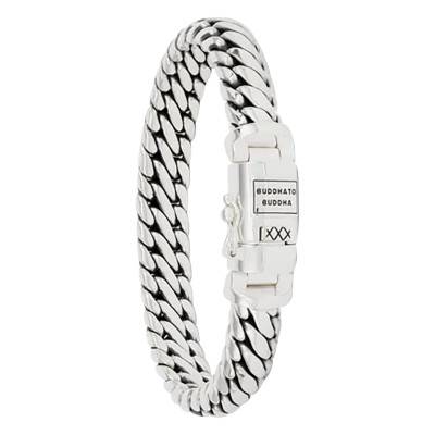 Ben 925 Silver Bracelet, Width 10.70 mm, Length 18 cm - Buddha to Buddha