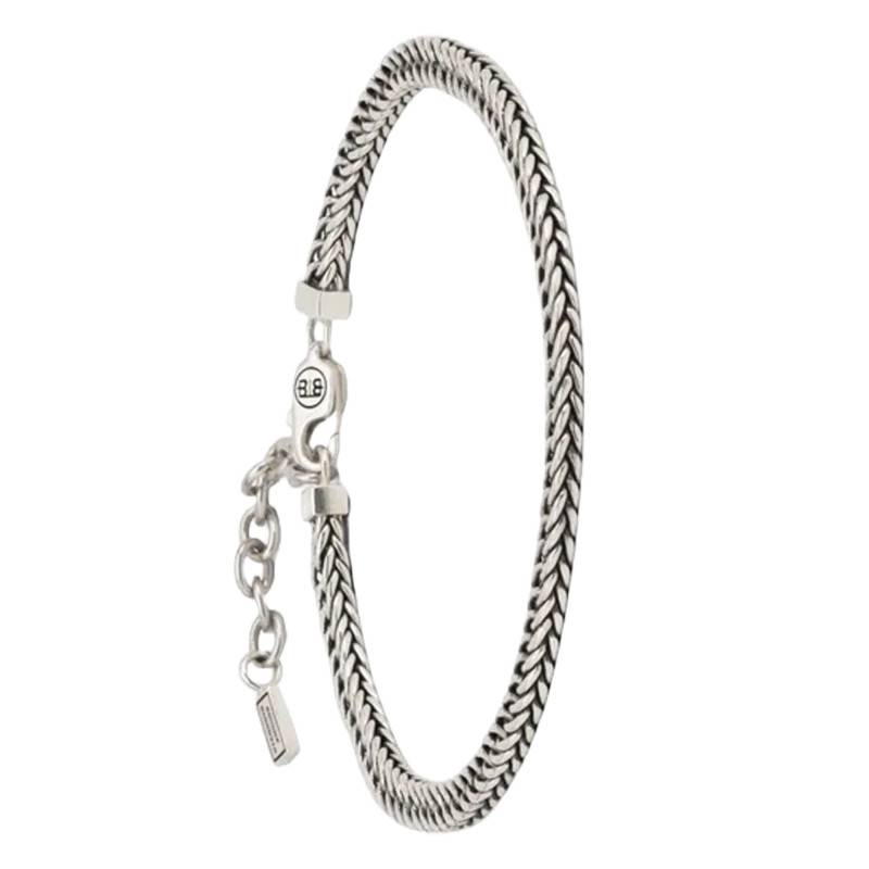 925 Silver Esther Mini Bracelet, 4 mm Wide, 18 cm to 24 cm Length - Buddha to Buddha