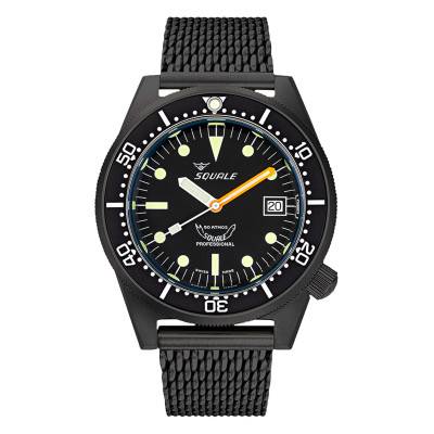 1521 PVD Black Mesh Watch 1521PVD.MEPVD20 - Squale