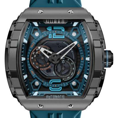 Magellan 24H Automatic Retro Blue NB-6087-07 Watch - Nubeo