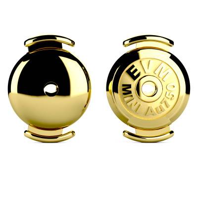 2 Fermoirs EM6J Mini en Or Jaune 750 - Les Essentiels