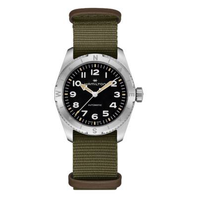 Khaki Field Expedition Auto 37mm wall clock H70225931 - Hamilton