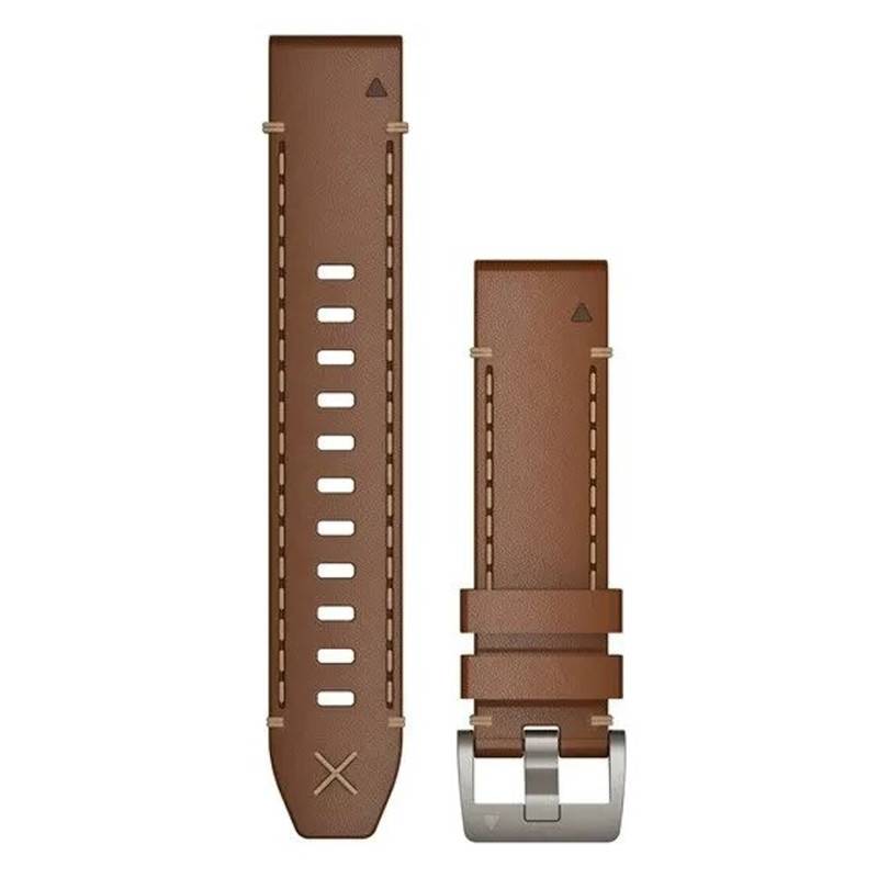 Brown Leather Watch Strap QuickFit® 010-12738-04 - Garmin