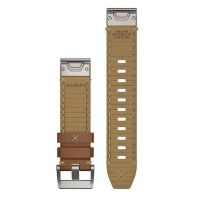 Brown Leather Watch Strap QuickFit® 010-12738-04 - Garmin