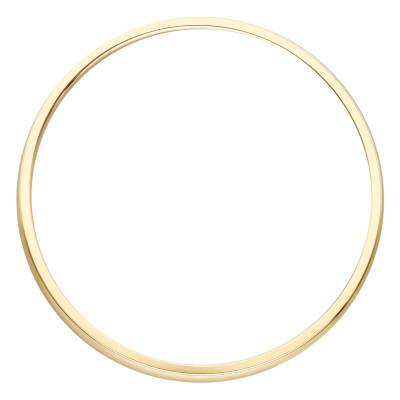 Alliance Demi-Jonc en Or Jaune 375, Largeur 2 mm - Amore