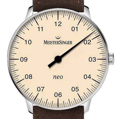 Neo NES903 Ivory Sapphire Crystal Watch - MeisterSinger