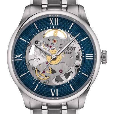 Chemin Des Tourelles Skeleton Watch T1398361104800 - Tissot