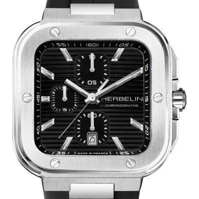 Montre Cap Camarat Square Chronograph 35646A14CA - Herbelin