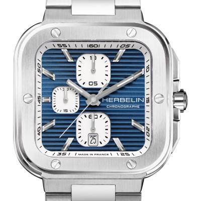 Watch Herbelin Cap Camarat Square Chronograph 35646B25 - Herbelin