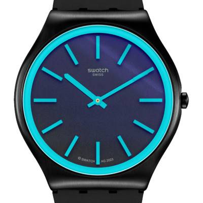 Swatch Essentials Obsidian Shimmer SS07B111 Watch - Swatch