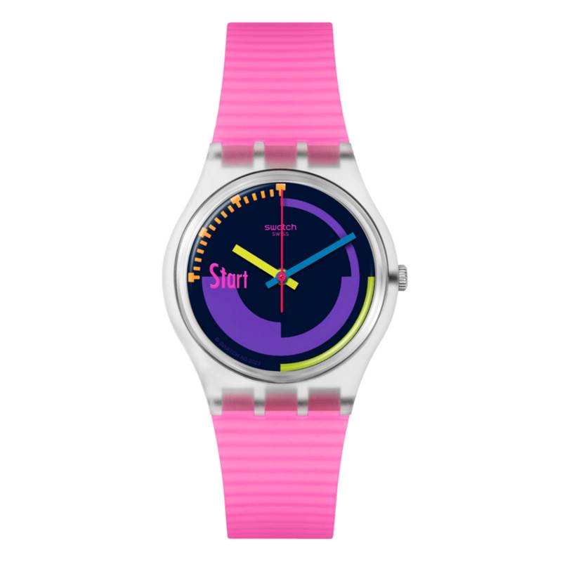 Neon Pink Podium Swatch Watch SO28K111 - Swatch