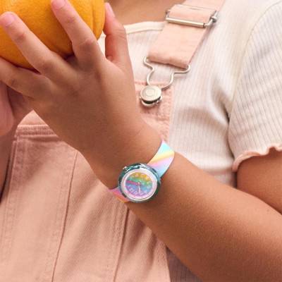 Montre Organized Chaos Liquid Rainbow FPNP152 - Flik Flak