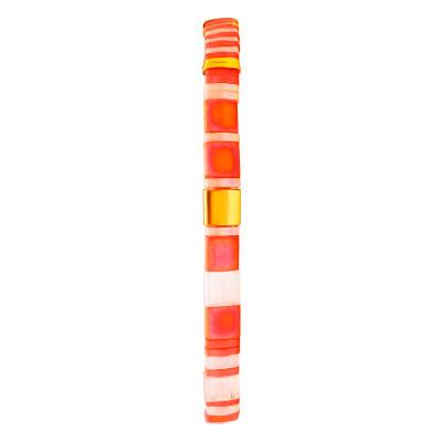 Tiya Miyuki Gold-Plated & Pink Multicolor Enamel Metal Bracelet - Naïades - Naïades