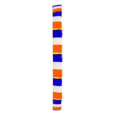 Tiya Miyuki Gold-Plated & Orange and Blue Enamel Metal Bracelet - Naïades - Naïades