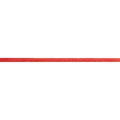 Red Oiled Cotton & 925 Silver Rope Necklace, Length 42 cm to 45 cm - Una Storia