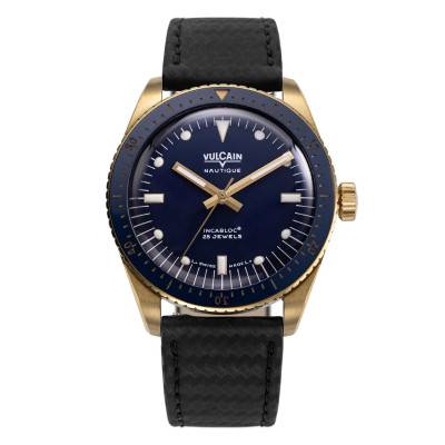 Montre Skindiver Or & Bleue 661170A37 - Vulcain